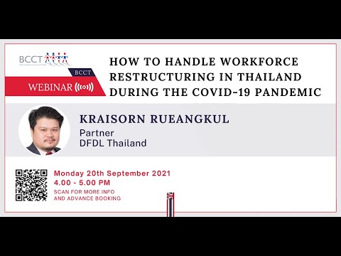 BCCT Webinar on How to Handle Workforce Restructuring in Thailand During the Covid-19 Pandemic