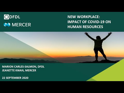 The New Workplace – The Impact of COVID-19 on Human Resources, Key Considerations for Employers