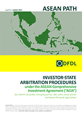 ASEAN Path #6 Investor-state arbitration procedures under the ASEAN Comprehensive Investment Agreement (“ACIA”)