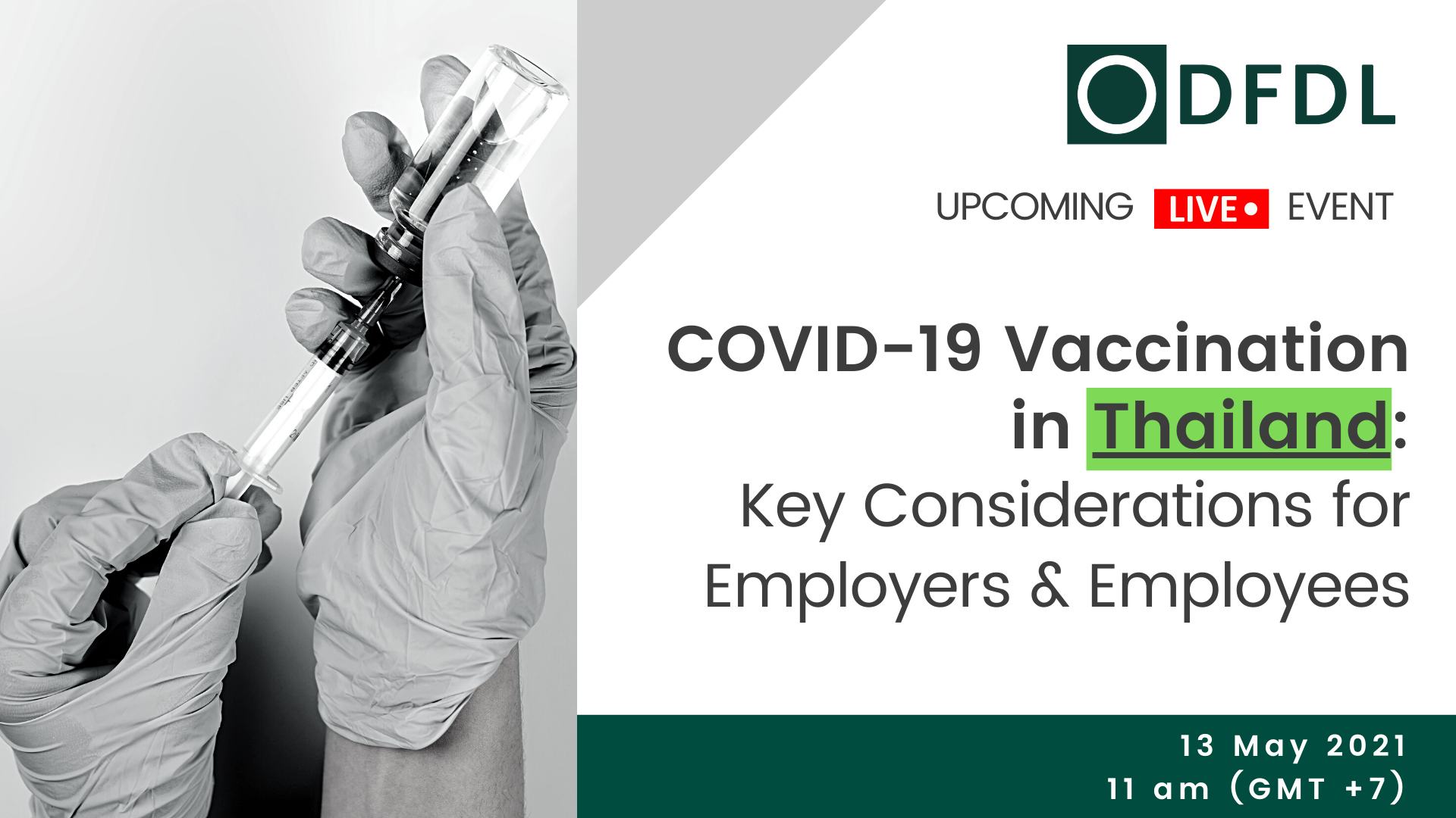 COVID-19 Vaccination in Thailand: Key Considerations for Employers & Employees